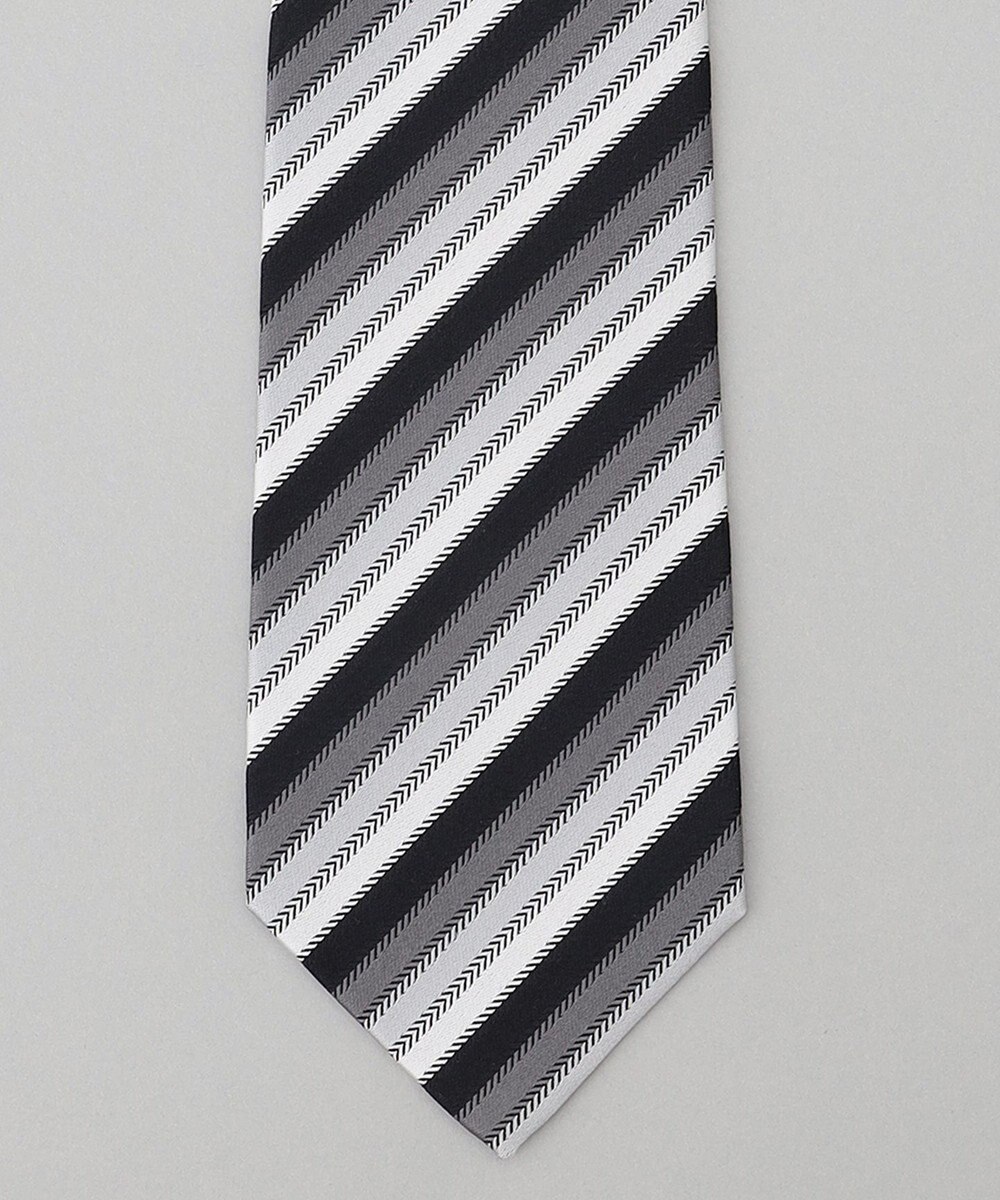 GOTAIRIKU 【WEAR BLACK】フォーマル用_ストライプ ネクタイ 