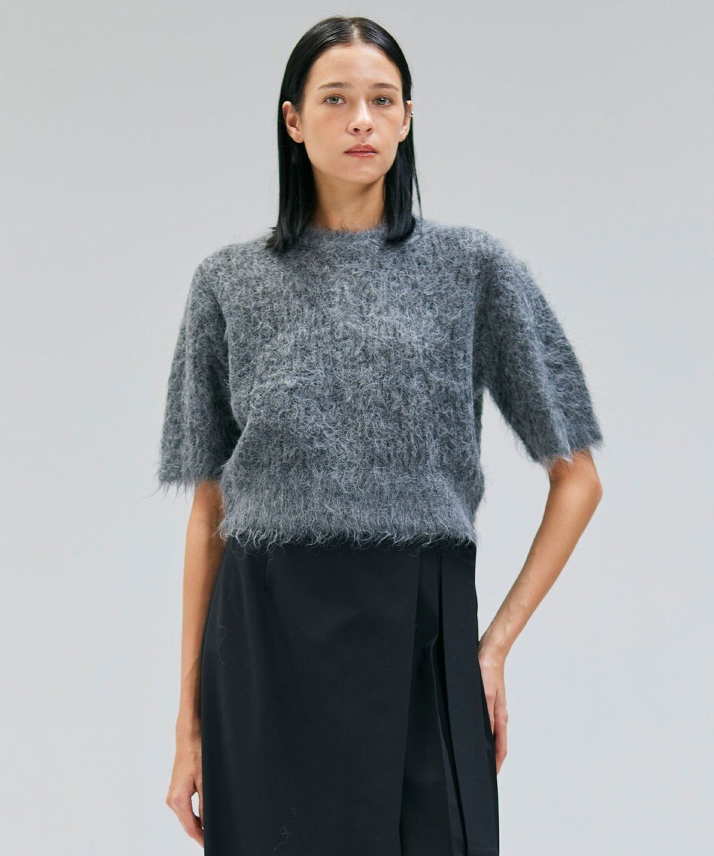 BEIGE， SENECA / アルパカウールショートシャギーニット 