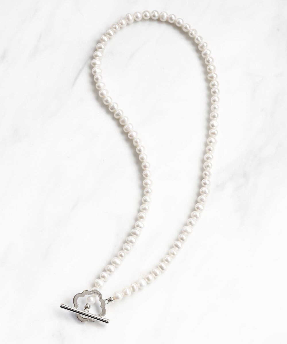 TOCCA OPEN CLOVER PEARL NECKLACE 淡水パール 2WAYネックレス 