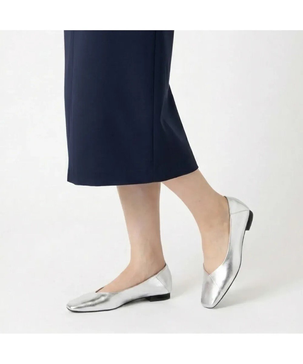 MODE ET JACOMO <carino>スクエアトゥバレエシューズ 