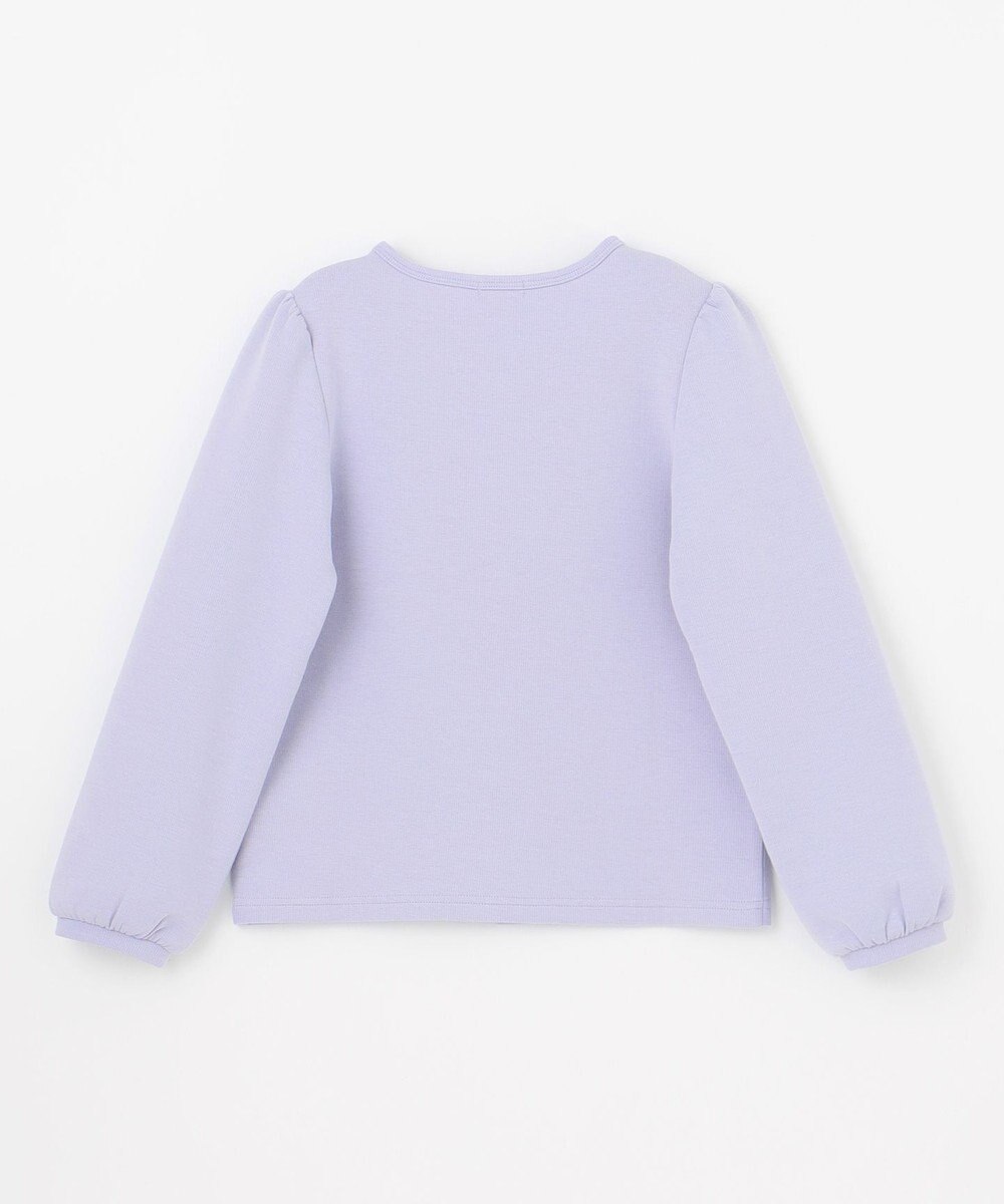 ANY KIDS スナップボタン リボンカーディガン 