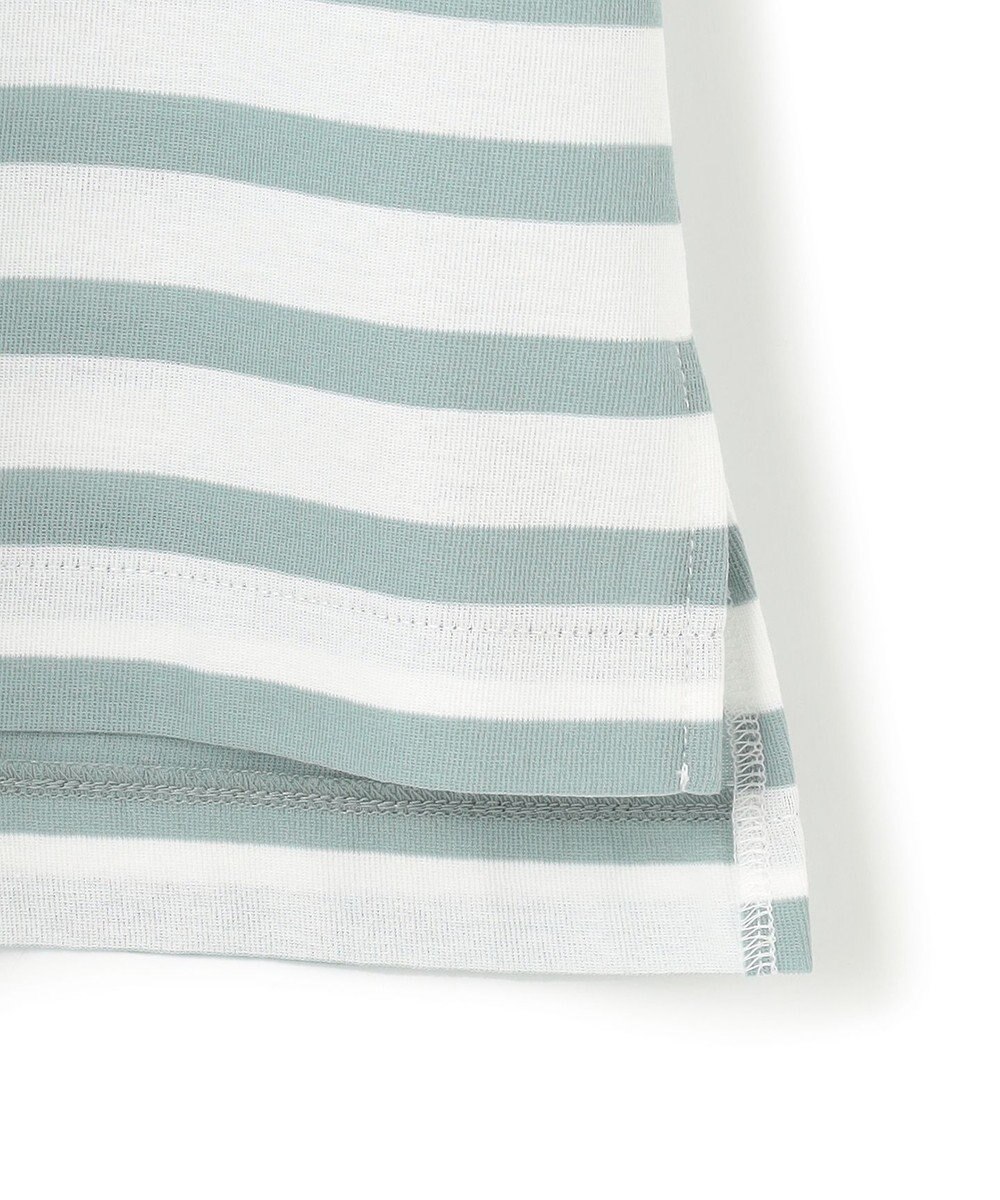 23区 【洗える】シアーフライスボーダー Tシャツ 