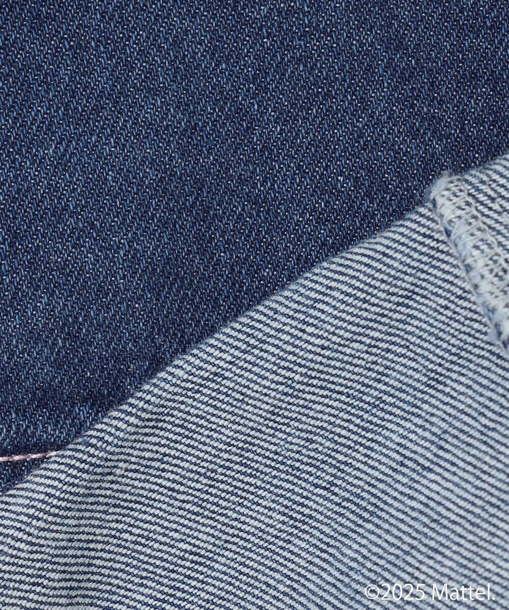 ANY KIDS 【Barbie(TM)】リボン デニムジャケット 