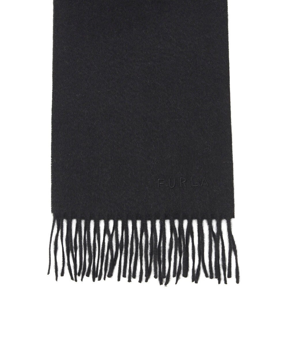 MOONBAT FURLA(フルラ）カシミヤ100％ 無地 プチマフラー 