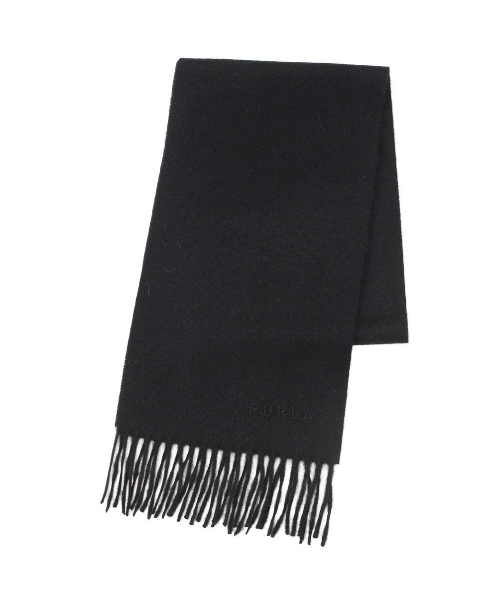 MOONBAT FURLA(フルラ）カシミヤ100％ 無地 プチマフラー 