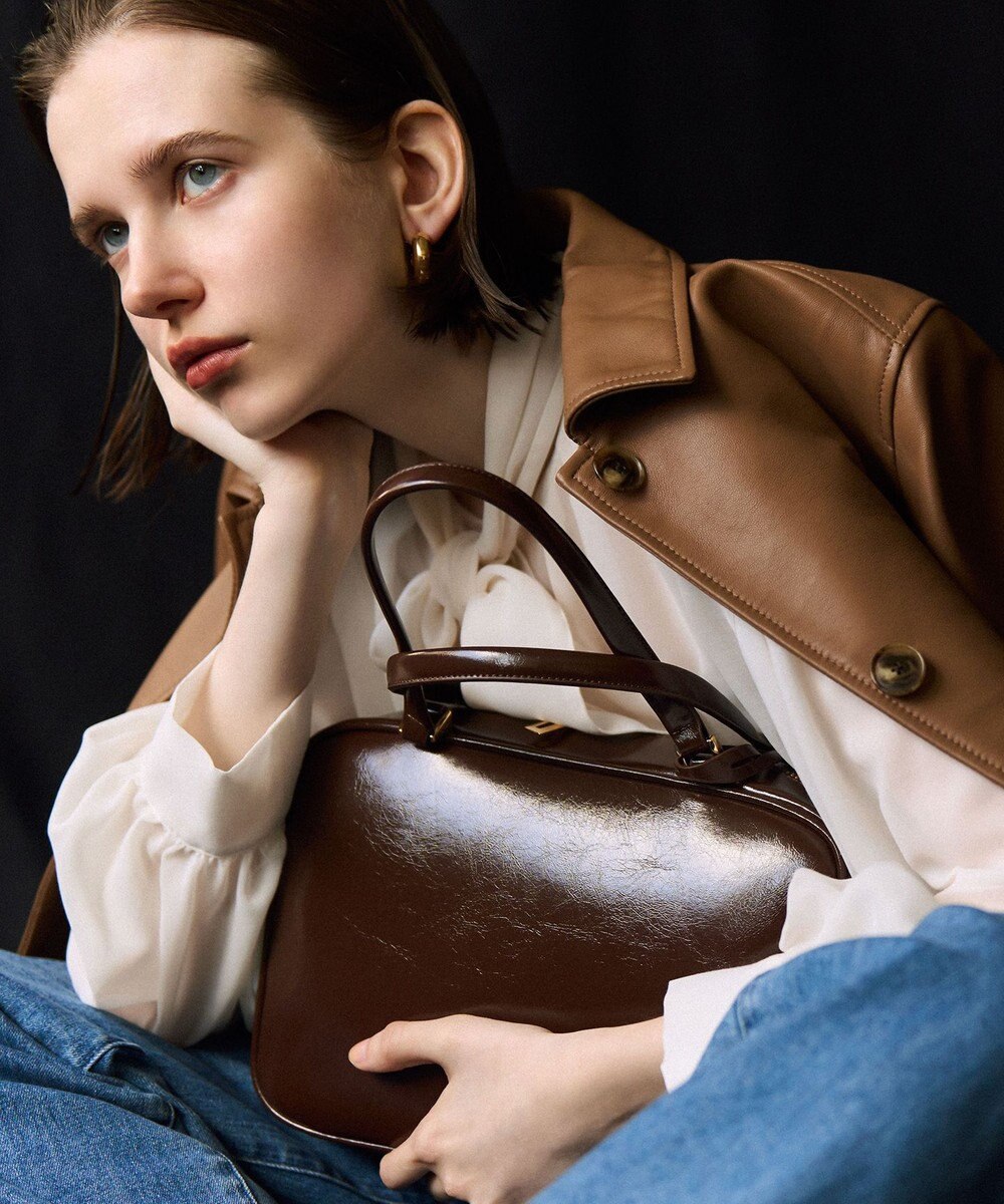 23区 S 【見上愛さん着用/洗える】シアービエラ ボウタイ ブラウス 