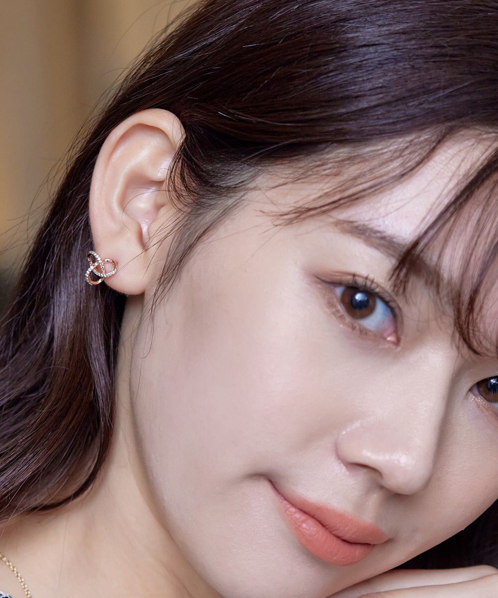 Tiaclasse 【選べる2TYPEデザイン】【金属アレルギー対応】 トゥワインピアス＆イヤリング 