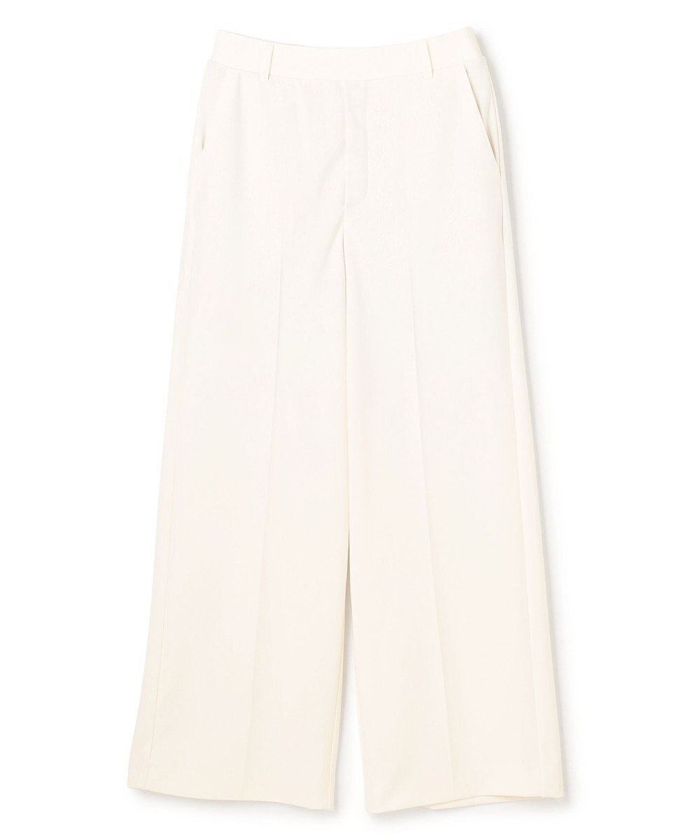 UNFILO L 【ウエストゴム/美シルエット/15サイズ展開】BEAUTY MOVE ワイドストレートパンツ 