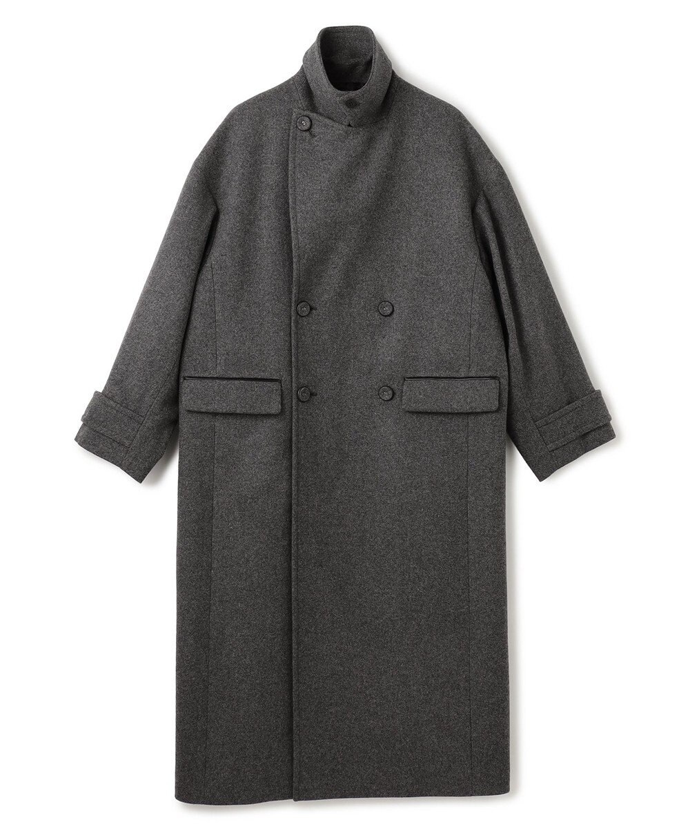 uncrave ライトメルトン ロングチェスターコート 