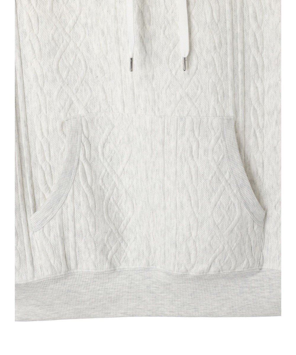 CRAFT STANDARD BOUTIQUE ケーブル柄カットパーカー2 