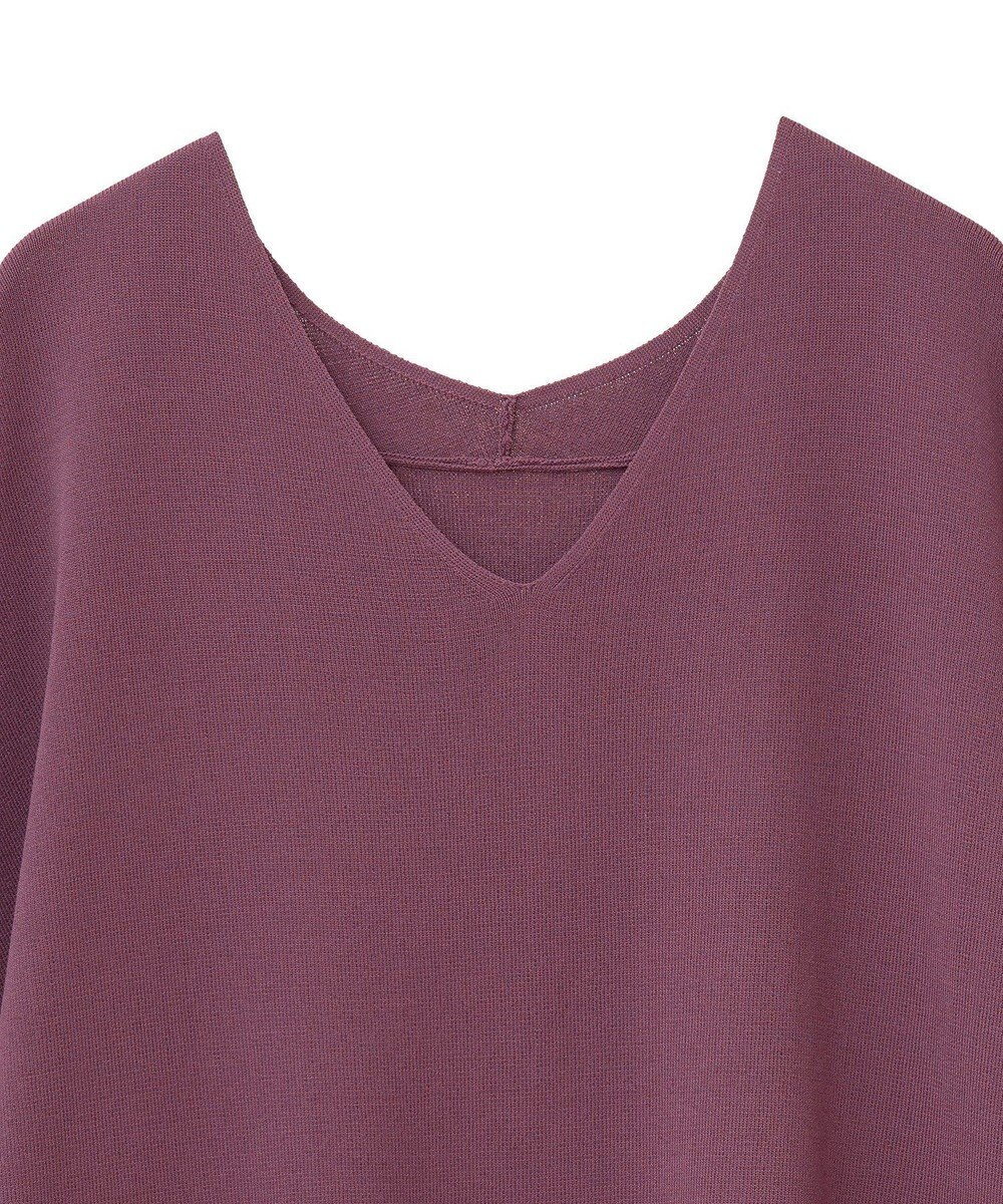 YECCA VECCA Vネックドルマンニット 