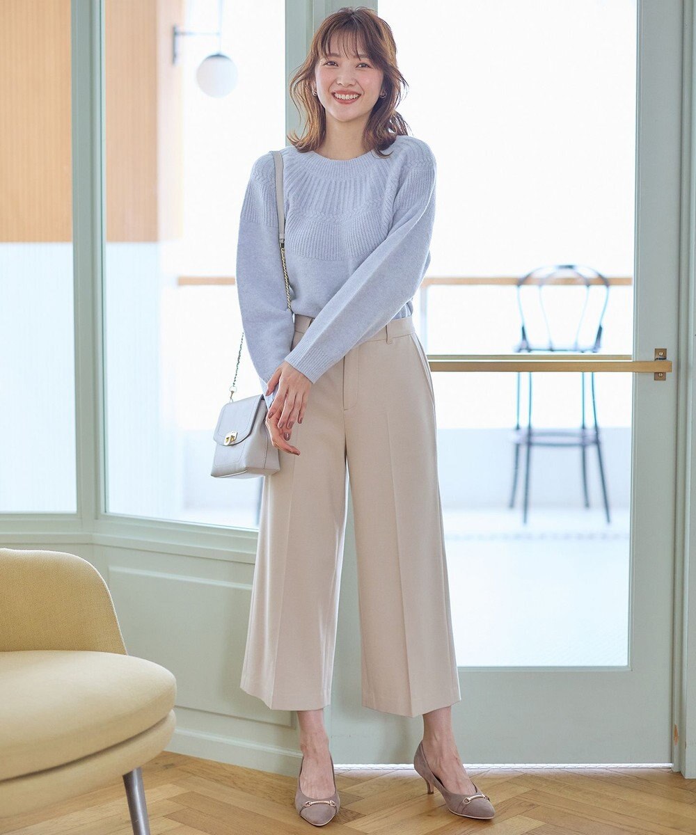 ANY SIS S 【シリーズ累計7万本突破！】サーモ2WAYストレッチ ワイドパンツ 