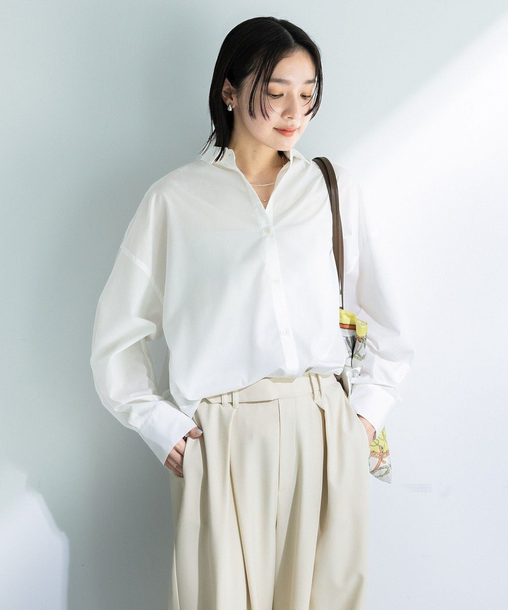 Green Parks イージーケア抜け衿シャツ 