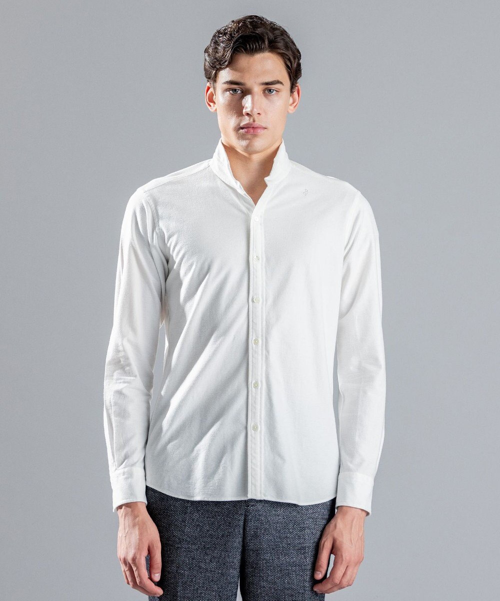 JOSEPH HOMME ツイルネルジャージー　ウイングカラーシャツ 