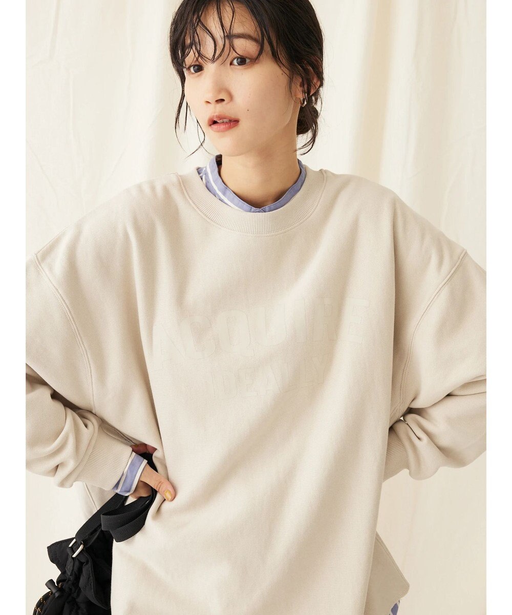 CRAFT STANDARD BOUTIQUE プリント裏毛チュニック 