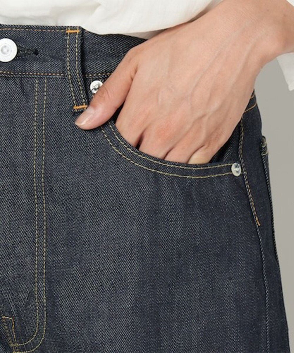 woadblue RIGID HIGH RISE（RIGID BLUE） ハイライズストレートパンツ 