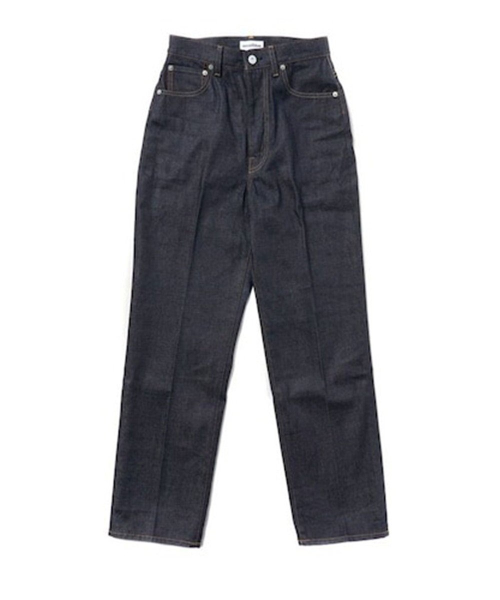 woadblue RIGID HIGH RISE（RIGID BLUE） ハイライズストレートパンツ 