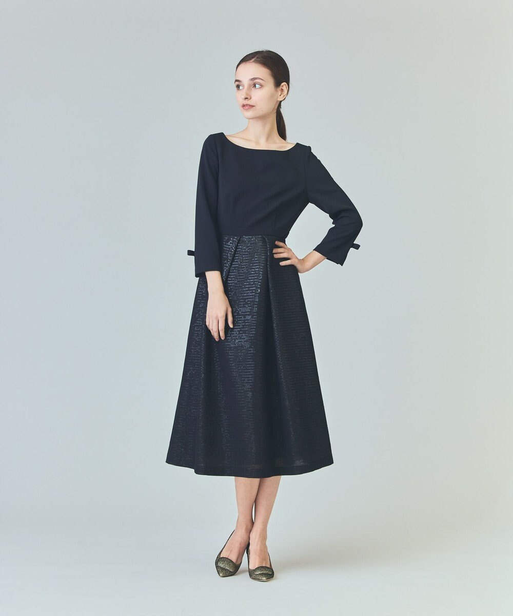 GRACE CONTINENTAL スパングルワンピース 