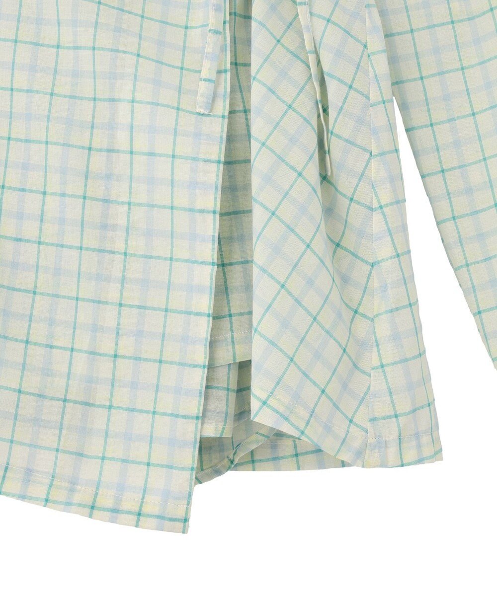 earth music&ecology 【予約】【綿100％】SET2点エプロンライクビスチェ＋シャツ 