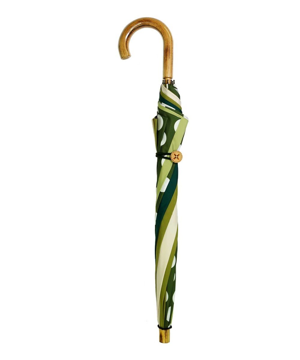 +RING レディース向け プラスリング 晴雨兼用（長ショート） GRN/WHT T1292  sunshield 