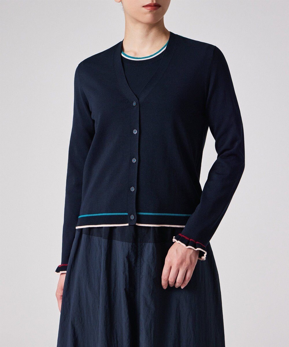 Paul Smith 【洗える】フレアスリーブ カーディガン 