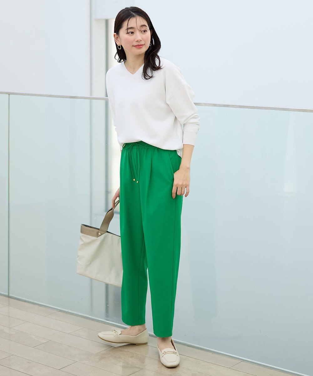 ANY 【5色展開】Ｖネックガーターニットプルオーバー 