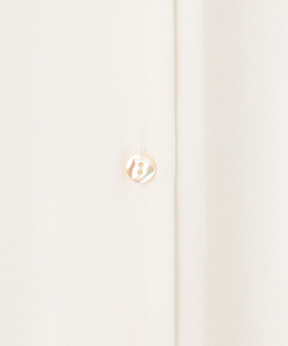 自由区 L 【洗える】ピンタックスリーブ ブラウス 