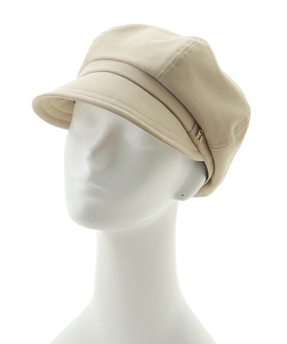 MOONBAT 【遮光100％/遮熱/UVカット】FURLA(フルラ)アーチロゴ キャスケット 帽子 無地 サイズ調整可能/手洗い可能/日本製 