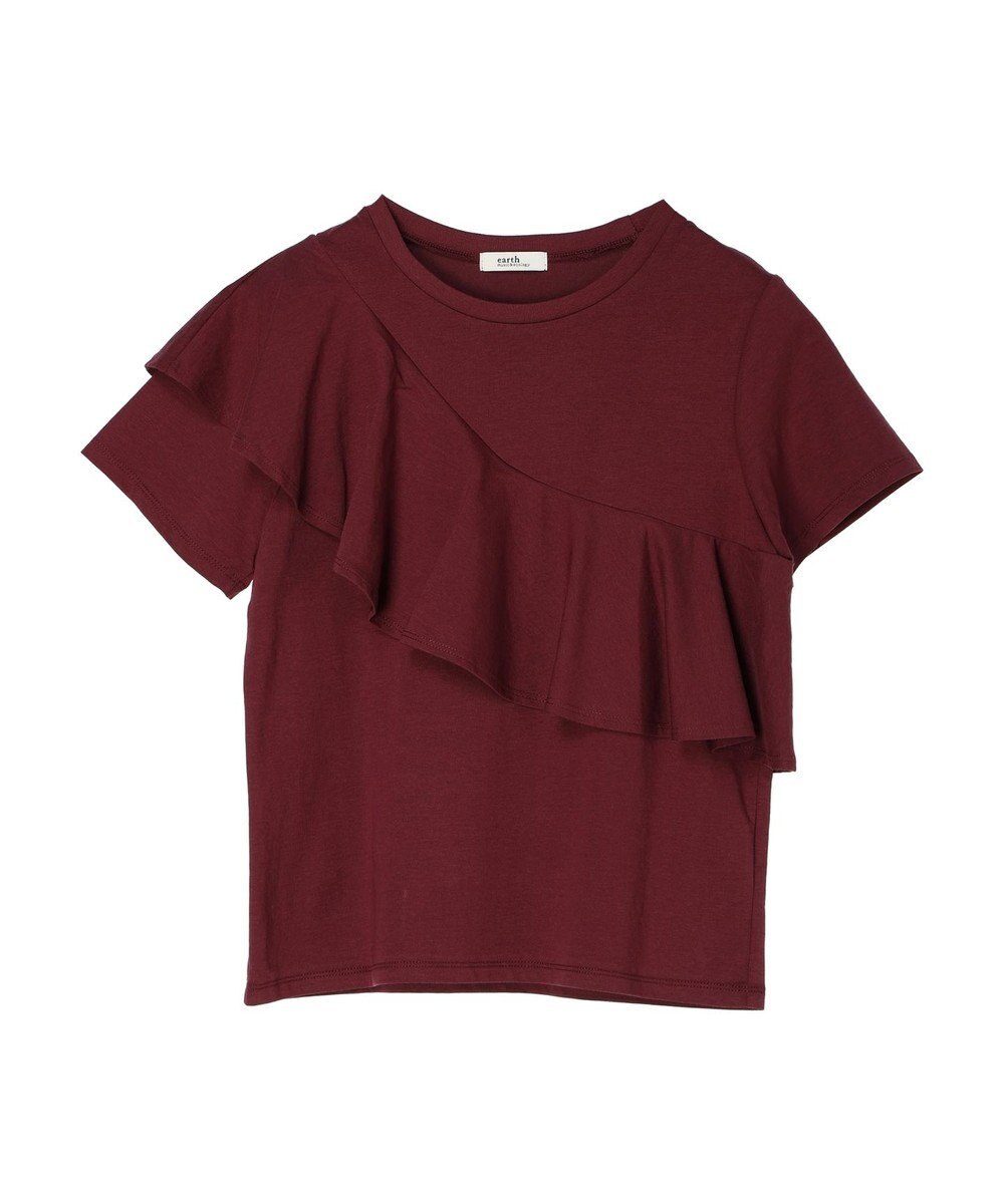 earth music&ecology フロントフリルプルオーバー 