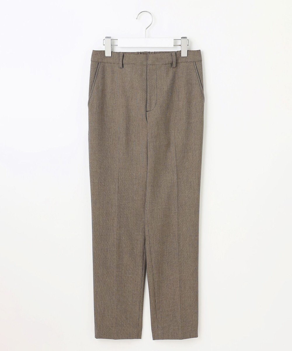 J.PRESS LADIES L 【洗える】T/Rアルガンシルク テーパード パンツ 