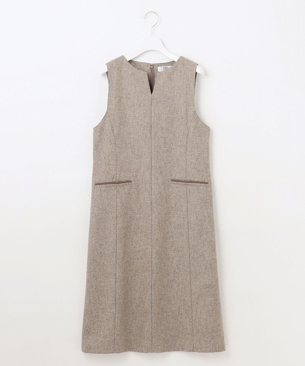 J.PRESS LADIES T/W シャブレーツイル ジャンパースカート 