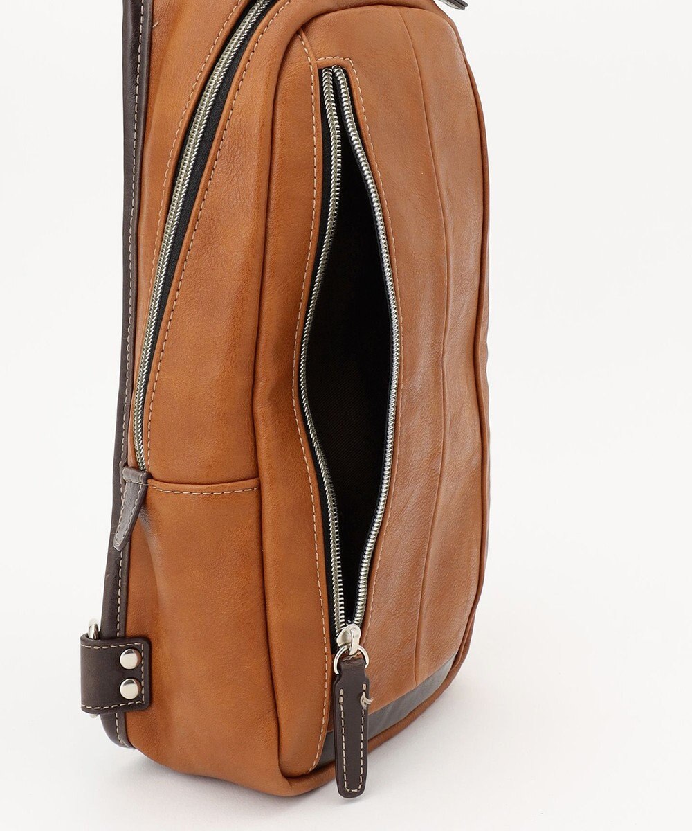 UNBILLION Otias アンティーク仕上げタイプ合皮ボディバッグS 