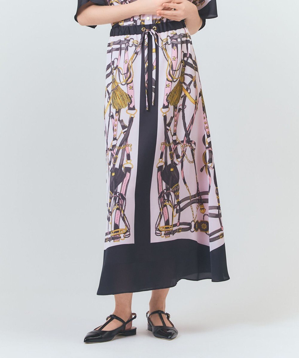 GRACE CONTINENTAL マリンスカーフロングスカート 