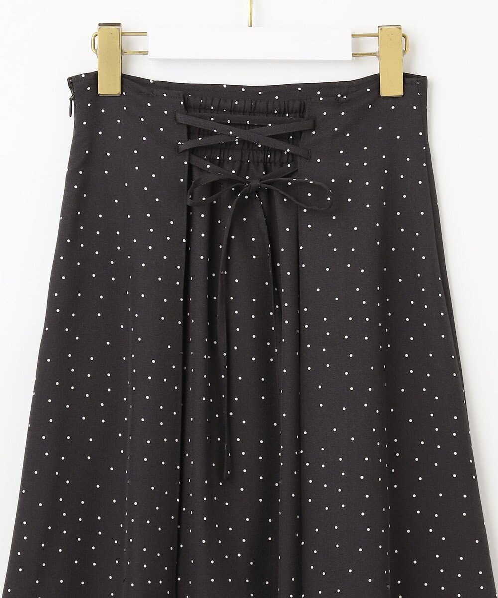 ANY SIS S 【低身長企画】レースアップナローフレア スカート 