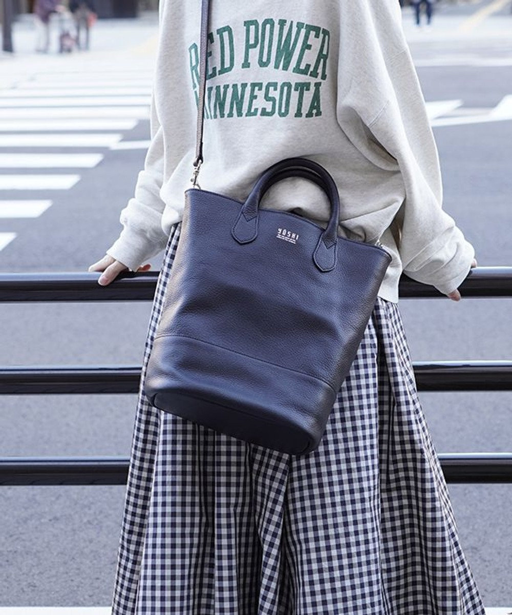 YUSHI EPICE-2WAY BAKETSU SHOULDER ハンドバッグ ショルダーバッグ 2WAY 