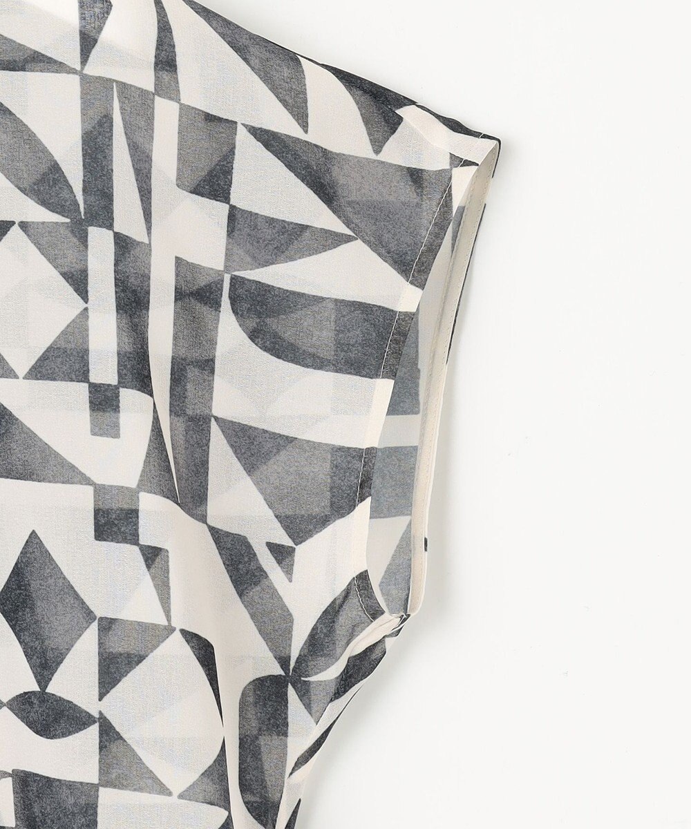 23区 S 【洗える】Ratti ウォールプリント ブラウス 