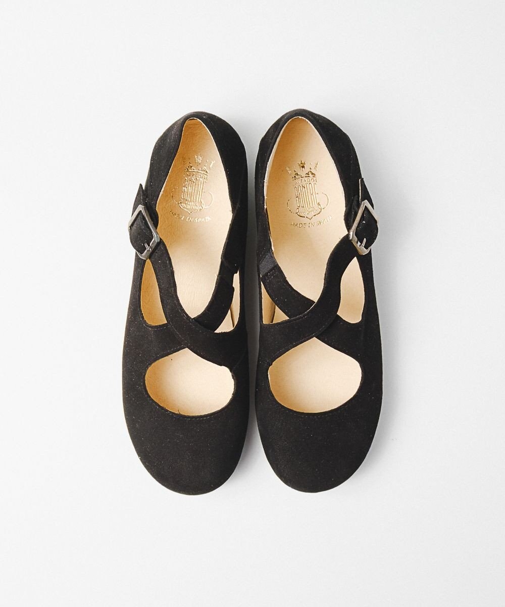 BONTRE 【BONTRE/ボントレ】スエードクロスバブーシュ/50303-VA 