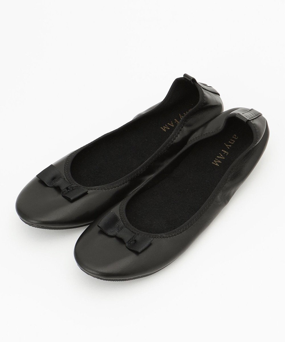 ANY 【トートバッグ付き】コンパクトリボンスリッパ 