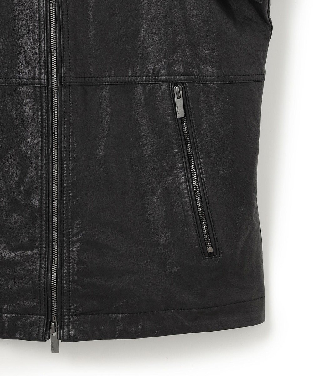 JOSEPH HOMME 新素材【シャツ感覚で羽織れる軽さ】シュリンクエアレザー　ブルゾン 