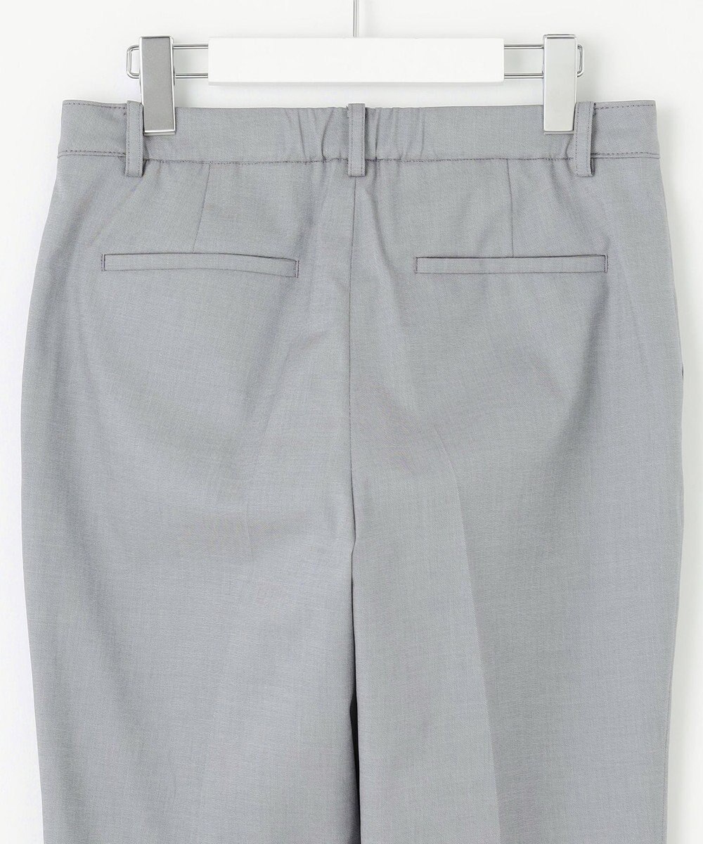 J.PRESS LADIES L 【セットアップ対応・洗える・撥水・防汚】コットンFITTYシャーク テーパード パンツ 