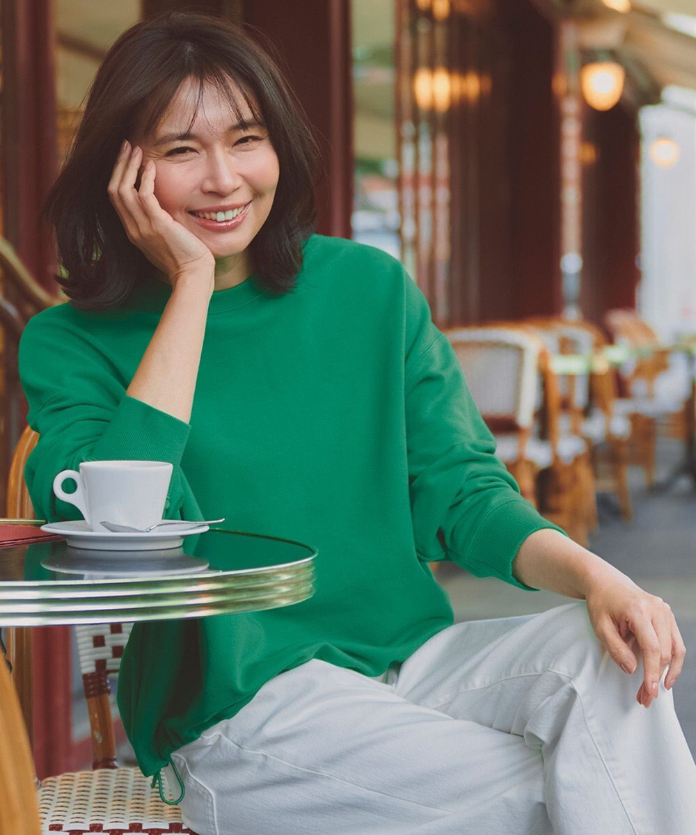 UNFILO ハイストレッチ ドロストスウェット 