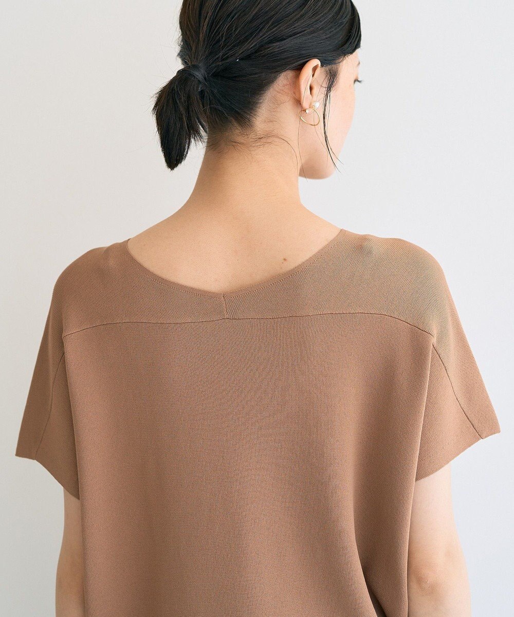 YECCA VECCA Vネックドルマンニット 