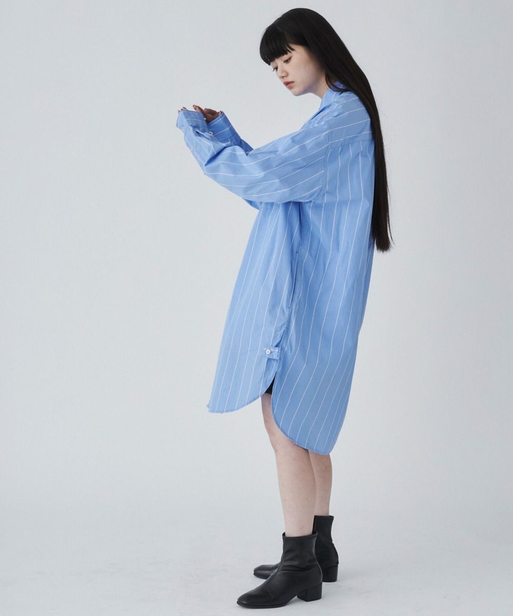 WEGO ストライプロングシャツ 