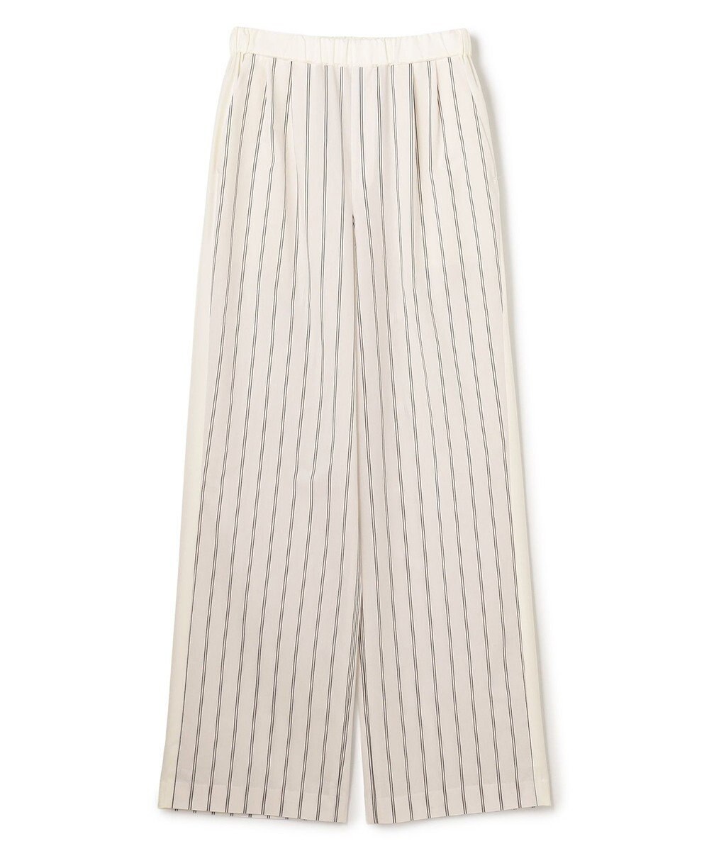 BEIGE， QUARTZ / 側章コンビ ストライプパンツ 