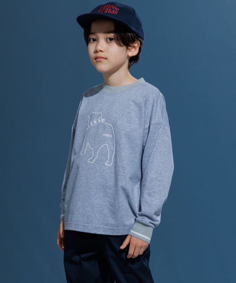 J.PRESS KIDS 【100-130cm】バックブル ラインプリント カットソー 