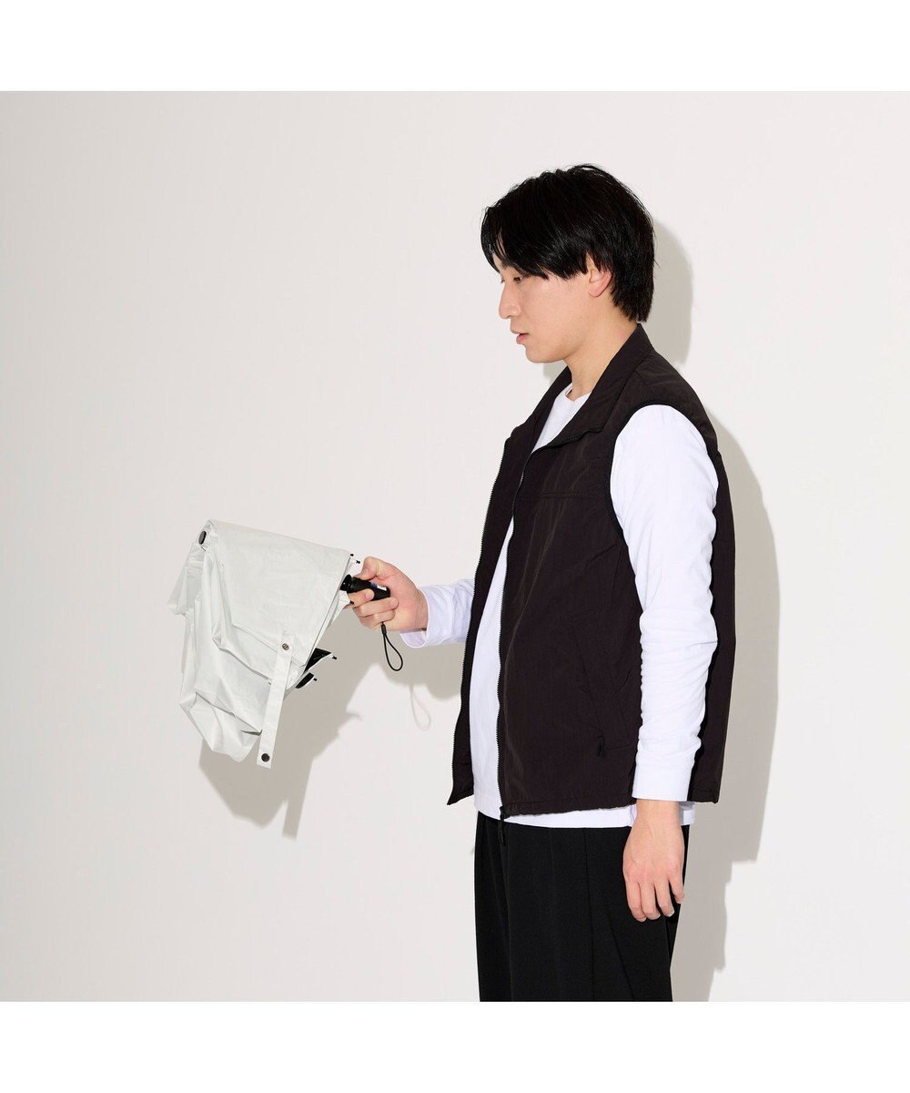 MOONBAT 【WEB限定】MIZUNO  (ミズノ) 無地 ロゴ 日傘 折りたたみ傘 自動開閉 1プッシュ パラソル 晴雨兼用  軽量 一級遮光 遮熱効果 遮光率100% UV遮蔽100% 