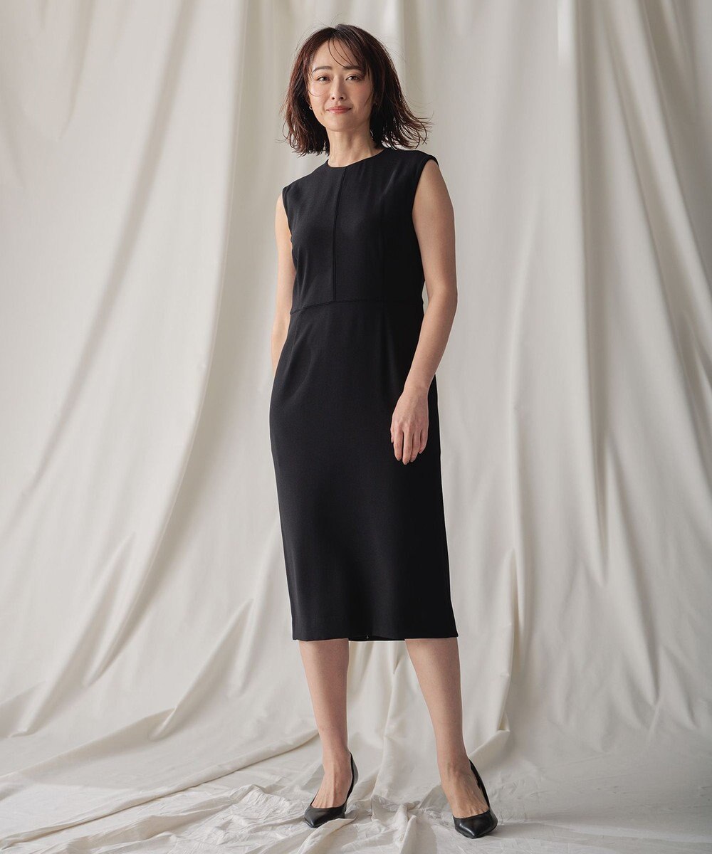 BEIGE， CINDY / クルーネックドレス 