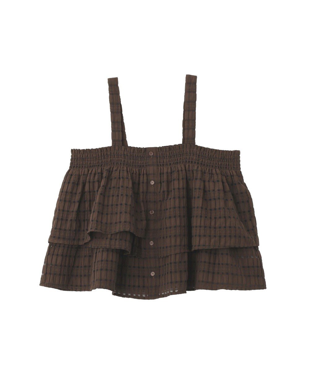 AMERICAN HOLIC シアーチェックビスチェ 