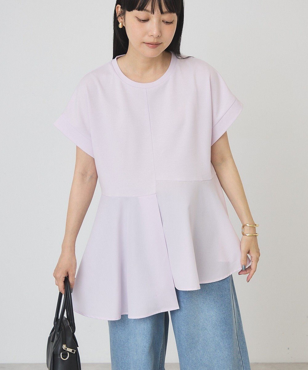 AMERICAN HOLIC アシンメトリーペプラム ドッキングプルオーバー 