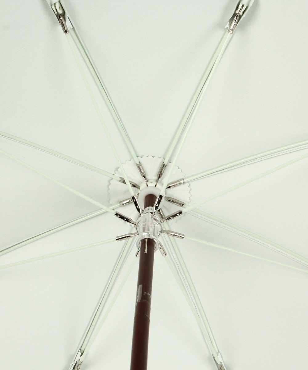 MOONBAT 【遮光/晴雨兼用日傘】POLO RALPH LAUREN(ポロ ラルフローレン) エンブフリル 長傘 遮熱 UV 